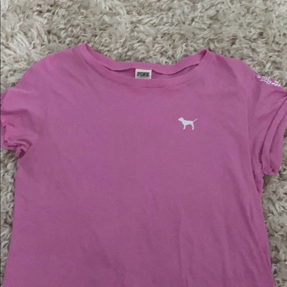 Pink graphic tee